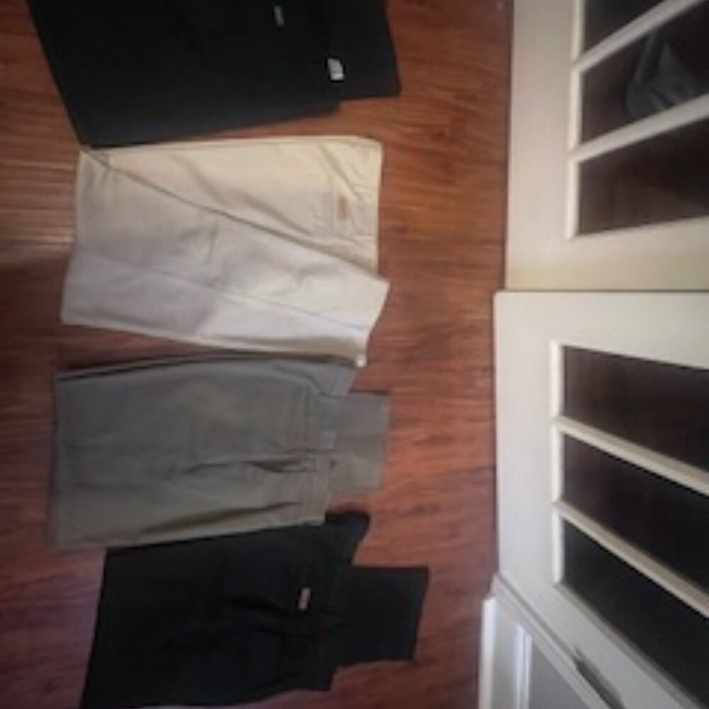 4 pairs wrangler mens dress pants